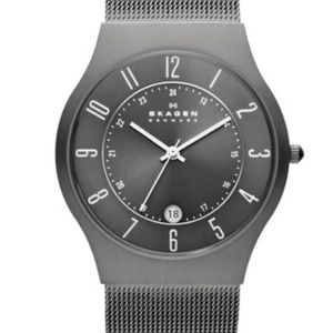 Skagen Men's 233XLTTM Grenen Grey Titanium Watch
